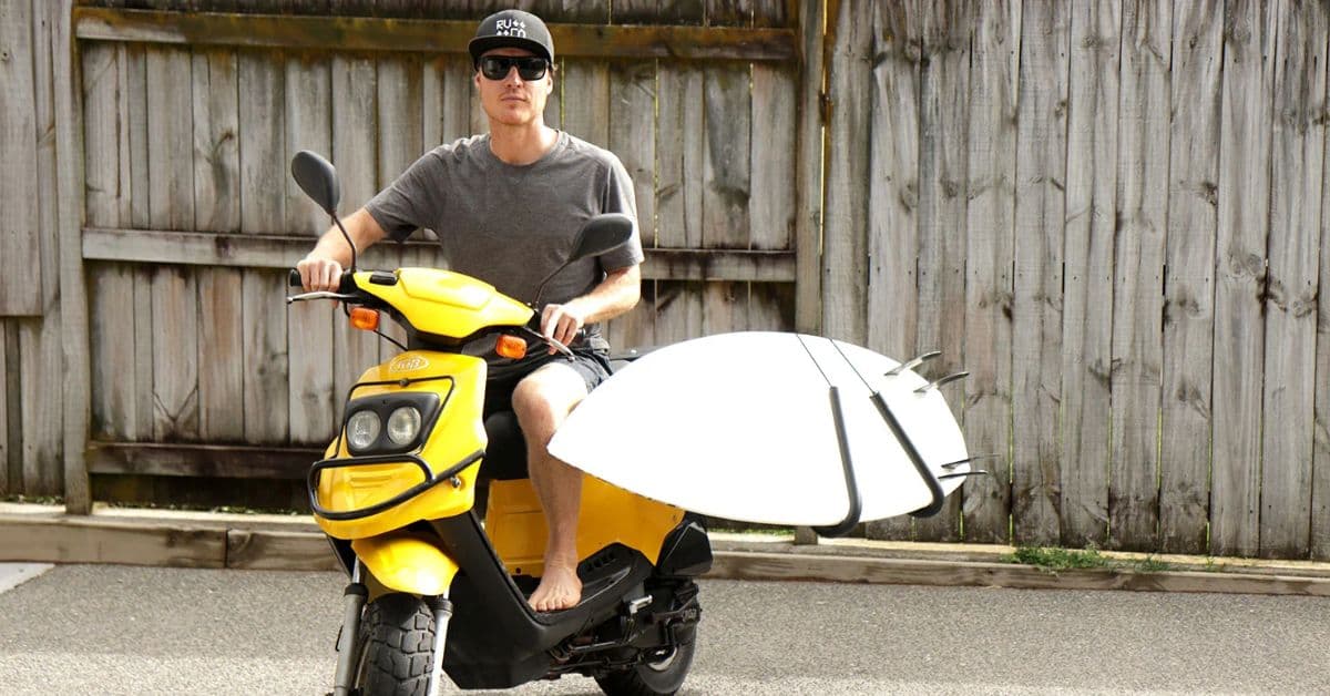 How to Attach a Surfboard Rack to Your Motorbike